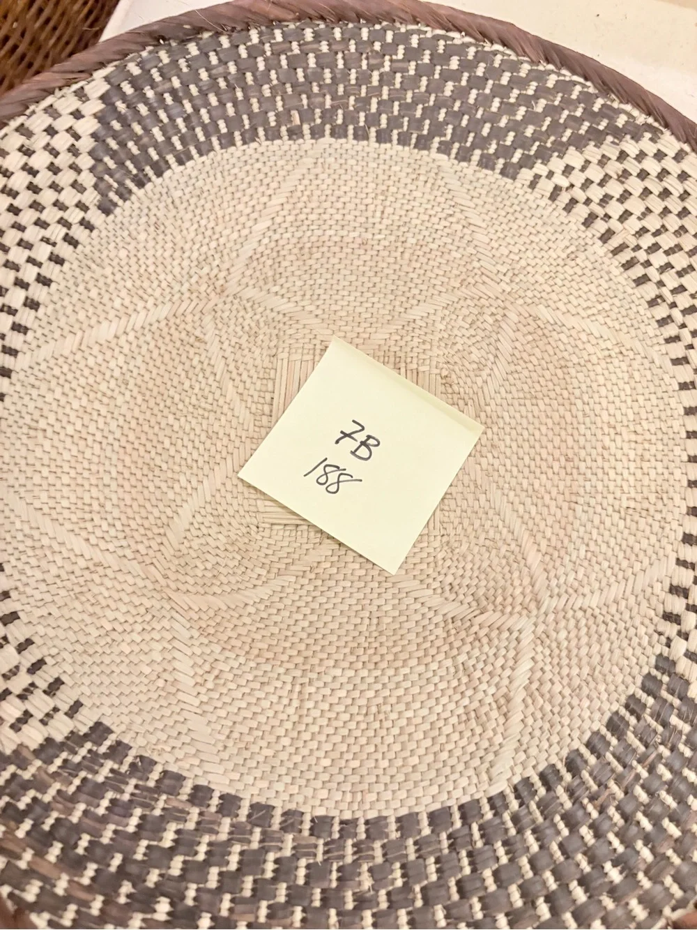 One of a Kind! NEW Woven Basket. Made by Binga people of Zambia Zimbabwe Africa